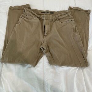Men's DuluthFlex Fire Hose Relaxed Fit 5-Pocket Pants - 38 x 34 Khaki men's pant